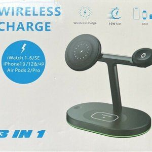 NEW 3 in 1 Wireless Charging Station. Wireless Charger.